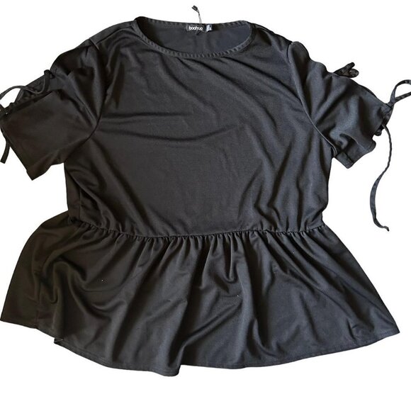 Boohoo Tops - BooHoo Black Top Size 22